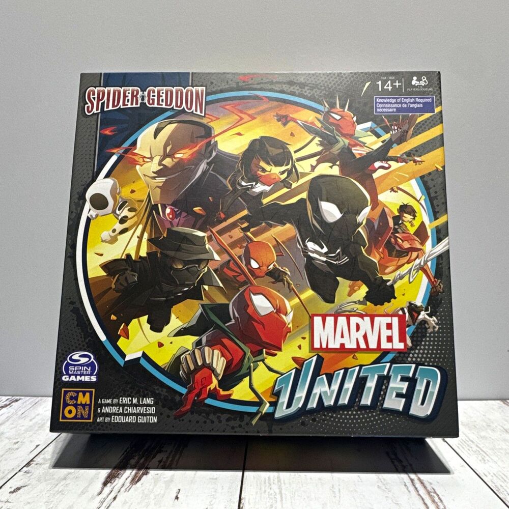 Spin Master Games Marvel United: Spider-Geddon Board Game 1P Ages 14+ 2022